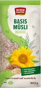 Bild von Basis Müsli ungesüßt, 2000 g, Rosengarten