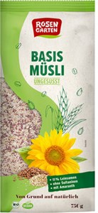 Bild von Basis Müsli ungesüßt, 750 g, Rosengarten