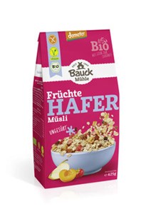 Bild von Hafermüsli Früchte, ungesüßt, 425 g, Bauck