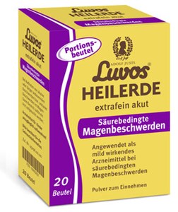 Bild von Heilerde extrafein akut Pulver, 20x6,5 g, Luvos