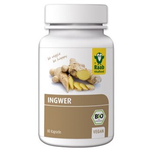 Bild von Ingwer  Kapseln bio, 80 Stk, Raab Vitalfood