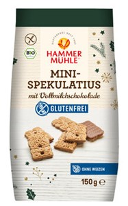 Bild von Mini-Spekulatius mit Vollmilchschoko., 150 g, Hammermühle