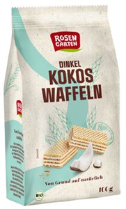 Bild von Dinkel-Kokos-Waffeln, 100 g, Rosengarten