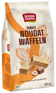 Bild von Dinkel-Nougat-Waffeln, 100 g, Rosengarten