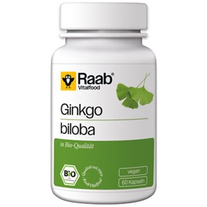 Bild von Ginkgo biloba Kapseln, 60 Stk, Raab Vitalfood