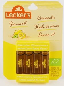 Bild von Bio Zitronenöl , 4 x 2  ml, LECKERS