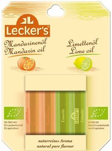 Bild von Mandarinenöl/Limettenöl, 2/2 x 2 ml, LECKERS