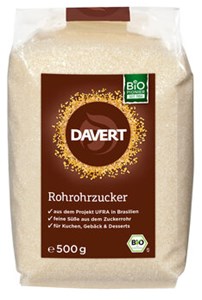 Bild von Rohrohrzucker UFRA, 500 g, Davert