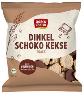 Bild von Dinkel-Schoko-Kekse Vollmilch , 80 g, Rosengarten