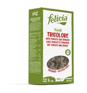 Bild von Felicia Reis Tricolore Fusilli, 250 g, felicia bio, VITABELLA, Organique, YUM KAH