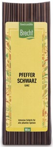 Bild von Pfeffer schw.ganz,Bl-btl.bio, 180 g, Brecht