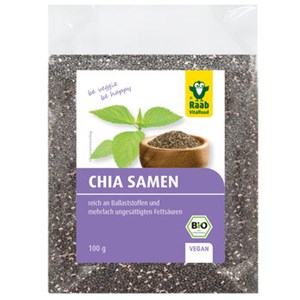 Bild von Chia Samen Beutel bio, 100 g, Raab Vitalfood