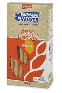 Bild von Käse-Grissini, bio, 100 g, ErdmannHAUSER