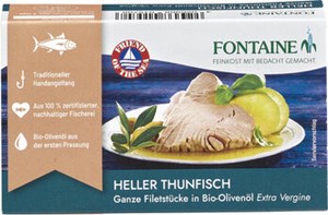 Bild von Thunfisch in Bio-Olivenöl, 120 g, Fontaine