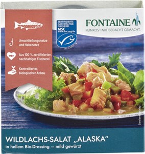 Bild von Wildlachs-Salat Alaska i.hellem Dre, 200 g, Fontaine