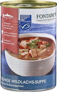 Bild von Wildachs-Suppe m.Gartengemüse, 400 g, Fontaine