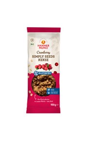 Bild von Simply Seeds Kekse Cranberry, 150 g, Hammermühle