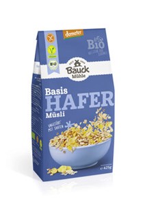 Bild von Hafer Müsli Basis, ungesüßt, 425 g, Bauck