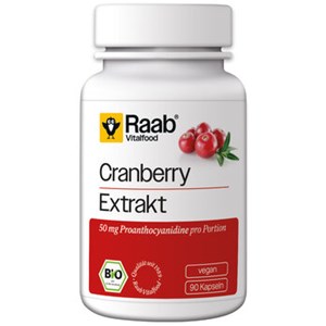 Bild von Bio Cranberry Extrakt Kapseln, 90 Stk, Raab Vitalfood