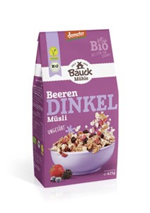 Bild von Dinkel Müsli Beeren, ungesüßt, 425 g, Bauck