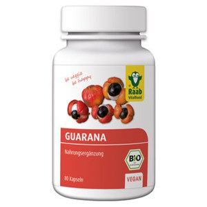 Bild von Guarana Kapseln Dose, 80 Stk, Raab Vitalfood