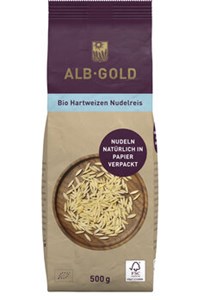 Bild von Hartweizen Nudelreis,bio (Papierv.), 500 g, Alb-Natur