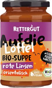 Bild von Suppe Rote Linsen orientalisch, 375 ml, Rettergut, Dörrwerk, Mimis Garden