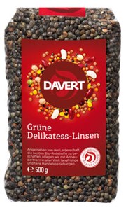 Bild von Grüne Delikatess-Linsen, bio, 500 g, Davert