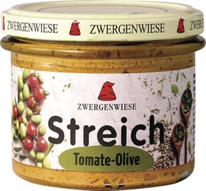 Bild von Tomate-Olive Streich, bio, 180 g, Zwergenwiese