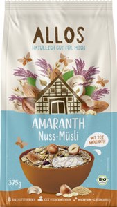 Bild von Amaranth Nuss Müsli, 375 g, Allos, Cupper