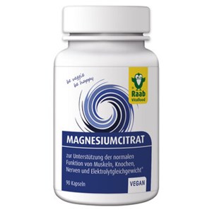 Bild von Magnesiumcitrat Kapseln, 90 Stk, Raab Vitalfood