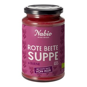 Bild von Rote Beete Cremesuppe, 375 ml, Nabio