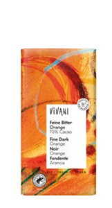 Bild von Feine Bitter Orange Schokolade, 100 g, Vivani