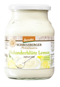 Bild von Hol.-blüte-Lemon Joghurt, demeter, 500 g, Schrozberger Milchbauern