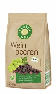 Bild von Weinbeeren, bio, 200 g, Clasen Bio