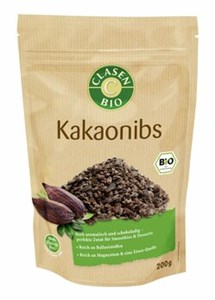 Bild von Kakaonibs, bio, 200 g, Clasen Bio