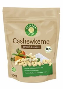 Bild von Cashewkerne ger.&ges., bio, 200 g, Clasen Bio