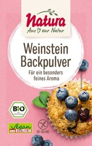 Bild von Weinstein-Backpulver, bio, 3 St, Natura, Sanatura