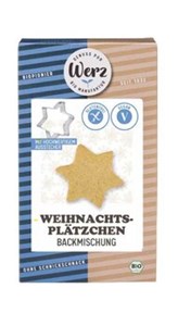 Bild von Plätzchen Backmischung + Ausstecher, 500 g, Werz