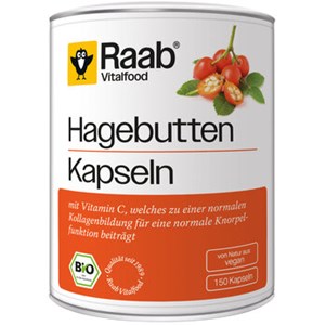 Bild von Hagebutten Kapseln Dose, 150 Stk, Raab Vitalfood