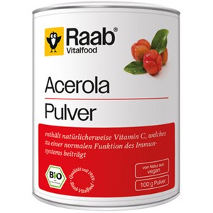 Bild von Acerola Pulver Dose bio, 100 g, Raab Vitalfood