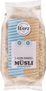 Bild von 3-Korn-Vollkorn-Mandel-Müsli, bio, 400 g, Werz