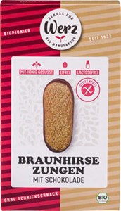 Bild von Braunhirse-Taler mit Schokolade, 150 g, Werz