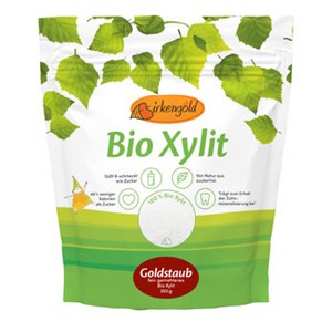 Bild von Bio Xylit Goldstaub Beutel, 350 g, Birkengold