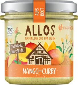 Bild von Aufs Brot Mango Curry, bio, 140 g, Allos, Cupper