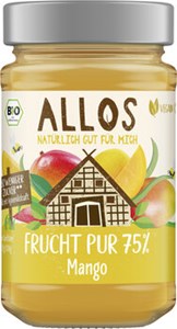 Bild von Mango Frucht Pur, bio, 250 g, Allos, Cupper