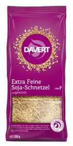 Bild von Extra feine Soja-Schnetzel, 200 g, Davert