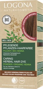 Bild von PHF Pulver Kastanienbraun, 100 g, LOGONA NATURKOSMETIK