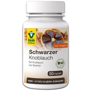 Bild von Schwarzer Knoblauch Kapseln bio, 50 Stk, Raab Vitalfood