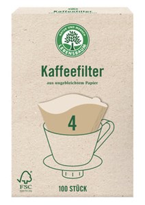 Bild von Kaffeefilter Gr. 4  100 Stck, 1 Pack, Lebensbaum